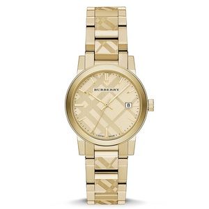 Unisex Burberry Gold Watch